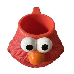 Vintage 1994 Jim Henson Elmo Sesame Street Muppet Show Plastic Mug